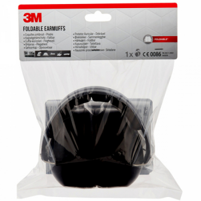 CASCO AURICULAR ACOLCHADO PLEGABLE 30.4dB 90563EC1 3M