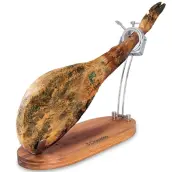 JAMONERO PLEGABLE Y GIRATORIO MADERA 01733 3 CLAVELES/IBILI