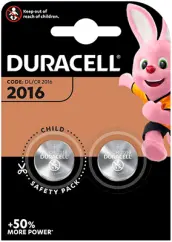 BLISTER 5 PILA BOTON LITIO DL/CR CR2016 DURACELL