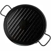 PLANCHA ASAR GRILL ESMALTADA 36cm 11036 IDEAL