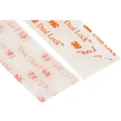 CIERRE VELCRO REPOSICIONABLE TRANSPARENTE 4 TIRAS 25mm x7,5cm RF67300 3M