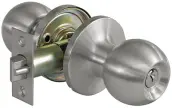 POMO REDONDO LLAVE Y CONDENA CROMO MATE MOD. 610 12575 AMIG