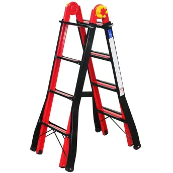 ESCALERA MULTIUSO ACERO 4x4 LITAN