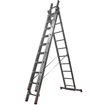 ESCALERA COMBI ALUMINIO 3x7P 6mt (2+2+2mt) LITAN