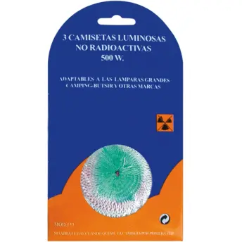 BLISTER 3 CAMISA LAMPARAS GRANDES 500W REPU0020