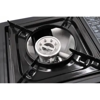 HORNILLO COCINA PORTATIL DUAL CARTUCHO VALVULA Y BUTANO TH-GS019 THULOS