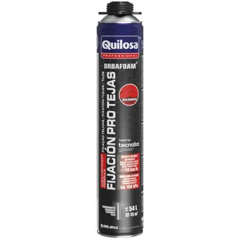 ESPUMA PARA TEJAS PISTOLA 750ml ROJO TEJA 40162 QUILOSA