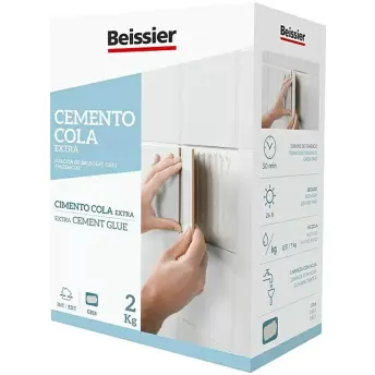 CEMENTO COLA BLANCO 2kg FLEXIBLE 70164-001 BEISSIER