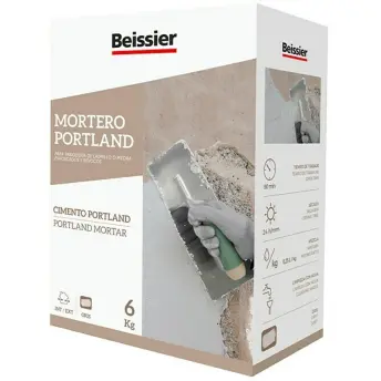 MORTERO PORLAND GRIS 2kg 70303-001 BEISSIER