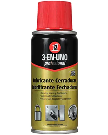 SPRAY ACEITE LUBRICANTE CERRADURAS PROFESIONAL 100ml 3en1