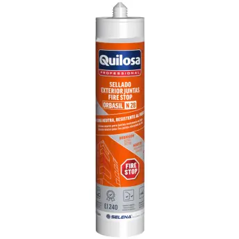 CARTUCHO SILICONA NEUTRA RESISTENTE AL FUEGO BLANCA N-28 QUILOSA