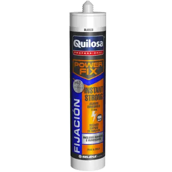 CARTUCHO ADH/SELLADOR MONTAJE POWER FIX INSTANT STRONG BLANCO QUILOSA