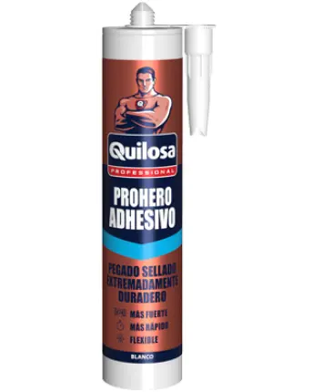 CARTUCHO ADHESIVO PROFESIONAL BLANCO 290ml PROHERO QUILOSA
