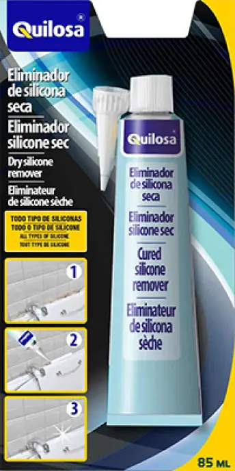 TUBO ELIMINADOR DE SILICONA SECA 85ml QUILOSA