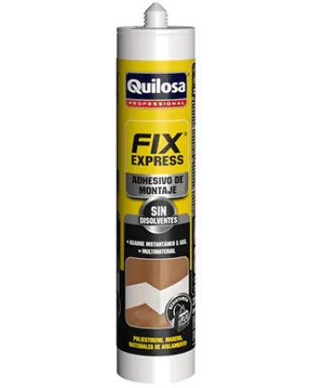 CARTUCHO ADHESIVO MONTAJE FIX EXPRESS 375gr 18937 QUILOSA