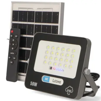 PROYECTOR LED SOLAR 50w C/MANDO  LM6501/LM6851/LM6521 LEDME