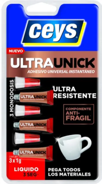 ULTRAUNICK ADHESIVO INSTANTANEO TRIO 3x1gr 5040203 CEYS