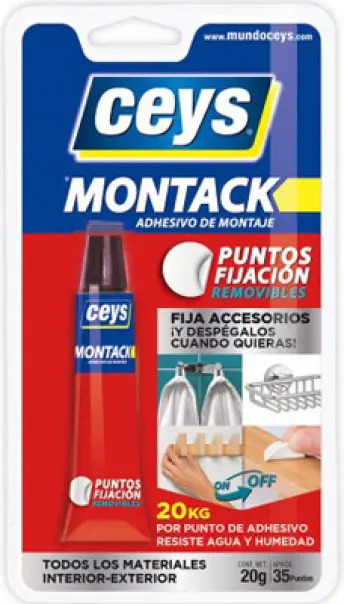 MONTACK PUNTOS FIJACION REMOVIBLES 20gr 507403 CEYS