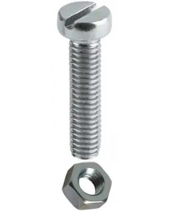 BLISTER 16 TORNILLO CON TUERCA 3x10mm DIN 84