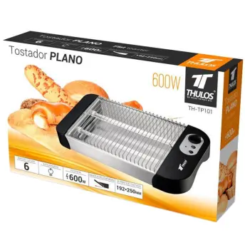 TOSTADOR PAN PLANO 600w TH-TP101 THULOS