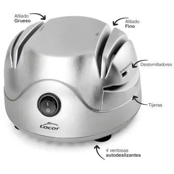 AFILADOR ELECTRICO CUCHILLOS Y TIJERAS 60w 69141 LACOR