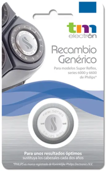 RECAMBIO CUCHILLA MAQUINA AFEITAR PHILIPS CU55 TM