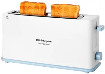 TOSTADOR PAN 850w REBANADA LARGA TO-4014 ORBEGOZO