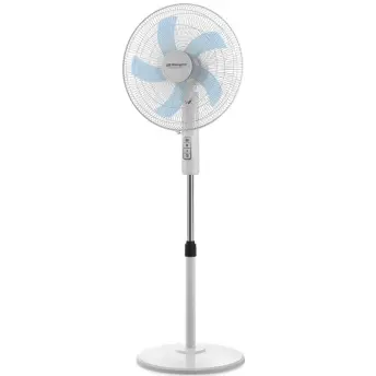 VENTILADOR PIE BASE ESTABLE 5 ASPAS 40cm 45w SF-1040 ORBEGOZO