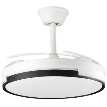 VENTILADOR TECHO NEGRO 4 ASPAS PLEGABLES 105cm 30w MOTOR DC CP-162105 ORBEGOZO
