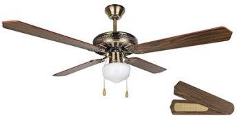 VENTILADOR TECHO C/LUZ 130cm 60w CL-05132-M ORBEGOZO
