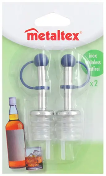 JUEGO 2 TAPON VERTEDOR INOX 257100000 METALTEX