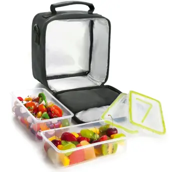BOLSA NEVERA ALIMENTOS 2 RECIP. HERMETICOS 753450 IBILI
