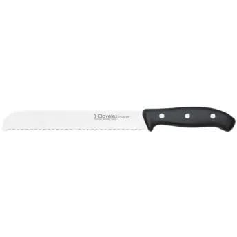 CUCHILLO PAN 20cm MANGO POLIPROPILENO 0958 3 CLAVELES