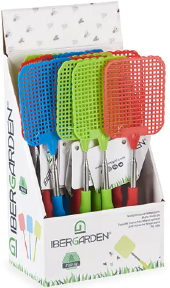 PALA MATAMOSCAS PLASTICO EXTENSIBLE 83654 IBERGARDEN