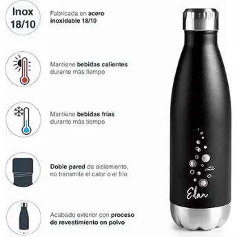 BOTELLA TERMO INOX 500ml EDAM 62537 LACOR