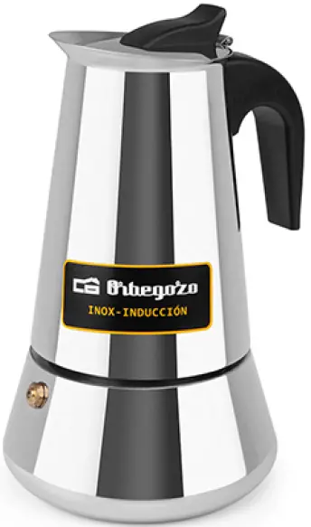 CAFETERA INOXIDABLE INDUCCION 6T. KFI-660A ORBEGOZO