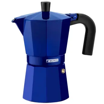 CAFETERA ALUMINIO VITROCERAMICA COBALTO 6T. M301706 MONIX