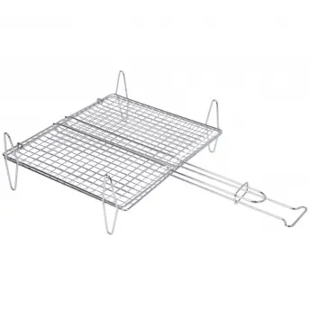 PARRILLA DOBLE PESCADO 20x25cm ZINCADA 2588 SAUVIC