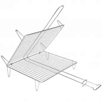 PARRILLA DOBLE PESCADO 20x25cm ZINCADA 2588 SAUVIC