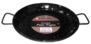 PAELLERA ESMALTADA INDUCCION 30cm PATA NEGRA IDEAL