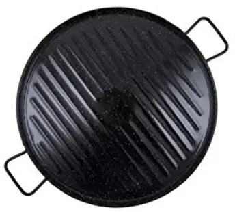 PLANCHA ASAR GRILL ESMALTADA 36cm IDEAL