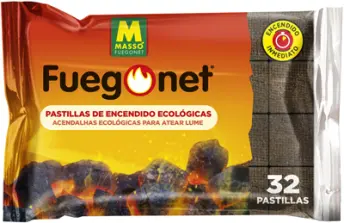 PAQ. 32 PASTILLAS ENCENDER ECOLOGICAS 231094 MASSO