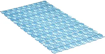 ALFOMBRA BAÑO 72x36cm AZUL 5513100 TATAY