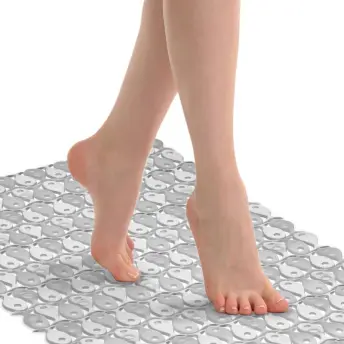 ALFOMBRA BAÑO 97x36cm TRANSLUCIDA PISCIS 5510001 TATAY