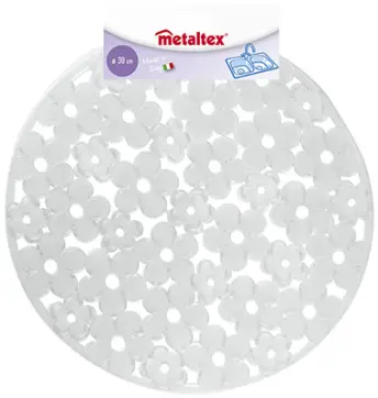 SALVAPLATOS TRASLUCIDO REDONDO 30cm 287537002 METALTEX