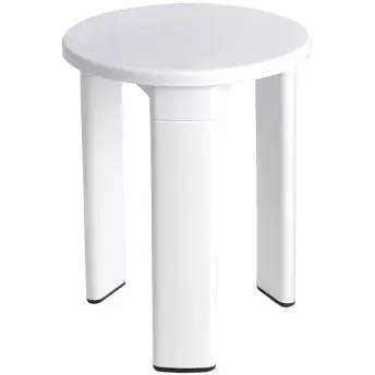 TABURETE BAÑO BLANCO 31,5x40cm 4430001 TATAY
