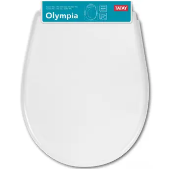 TAPA WC ASIENTO BLANCA 460x360mm OLYMPIA TATAY