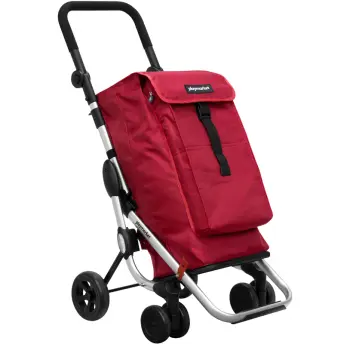 CARRO COMPRA CHASIS ALUMINIO 50lt ROJO GO UP PLAYMARKET