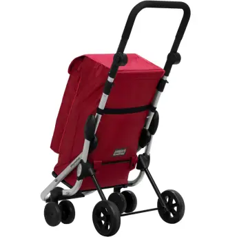 CARRO COMPRA CHASIS ALUMINIO 50lt ROJO GO UP PLAYMARKET