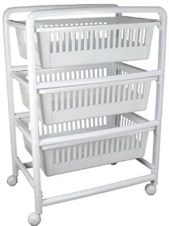 VERDULERO PLASTICO 3 CAJONES C/RUEDAS 410029 CUNCIAL